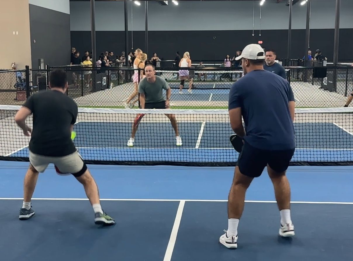 A doubles pair side by side at the kitchen line